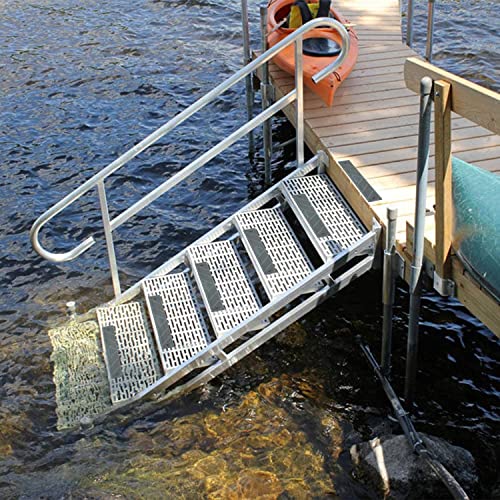 GripStrips Anti-Slip Treads - 8 Pack, Gray (32" x 2") - Outdoor Non-Slip Tread Strips - Waterproof Safety Traction Strips for Stairs, Ramps, Boats, Ladders, Wood, Concrete, Metal, Composite - Thumbnail 5