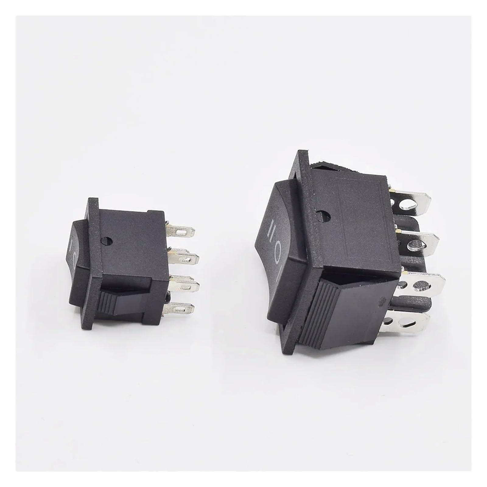 EKFBQBGW 1PC 10A 3V-36V Power Forward & Reverse Switch Converter DC electronic starter Engine CW CCW Rocker Button polarity