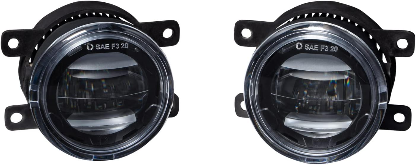Diode Dynamics Elite Series Fog Lamps compatible with Ford Explorer 2012-2015 (pair), Cool White (6000K)