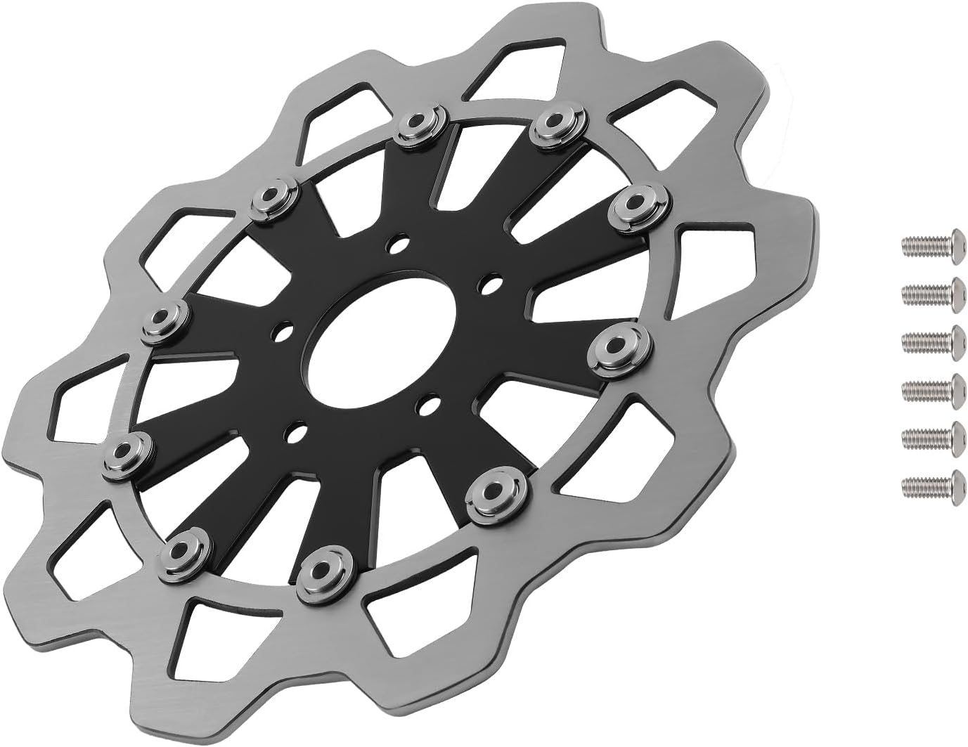 maXpeedingrods Brake Rotor Black for HarleyDavidson for Touring Trike Dyna Softail Sportster 2008-2024