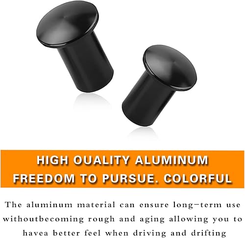 Miniatura 4 de QODOLSI 2 piezas GT86 botón de deriva modificado para pomo de giro de automóvil, accesorios de metal duraderos para manija de freno de vehículo,