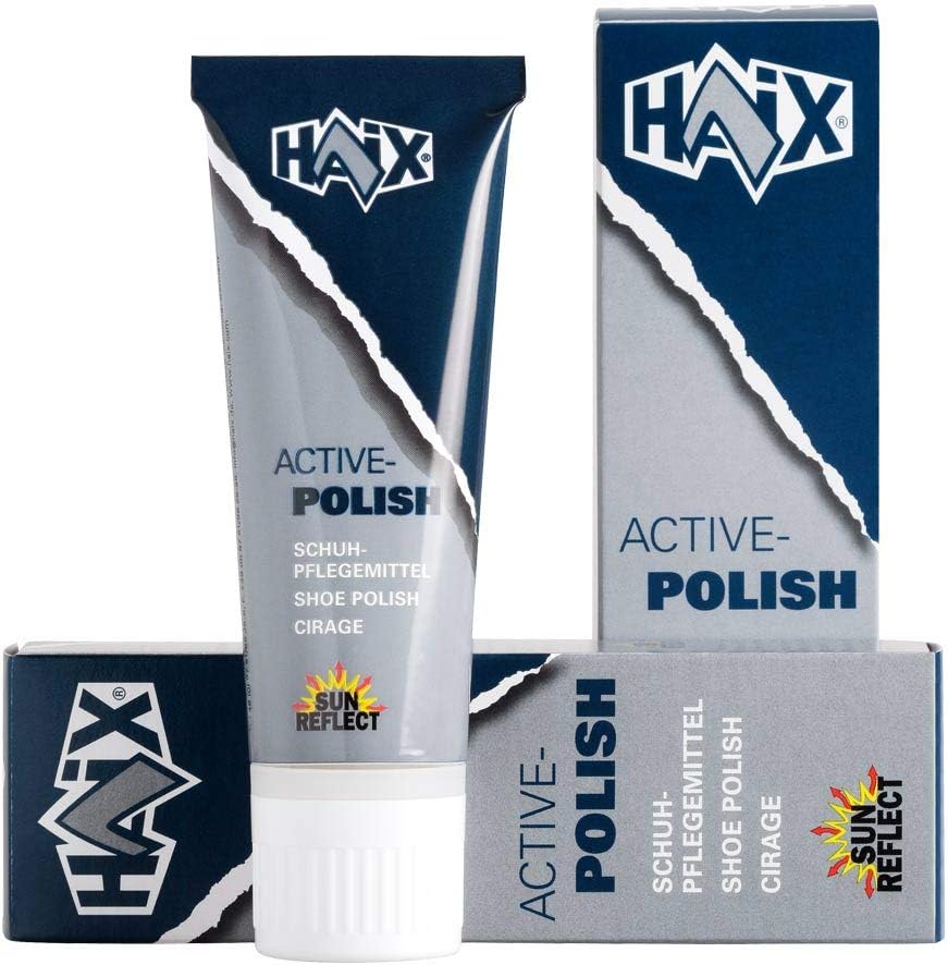 HAIX Shoe care product, 75 ml, black, special shoe polish for perfect care of your leather shoes, black