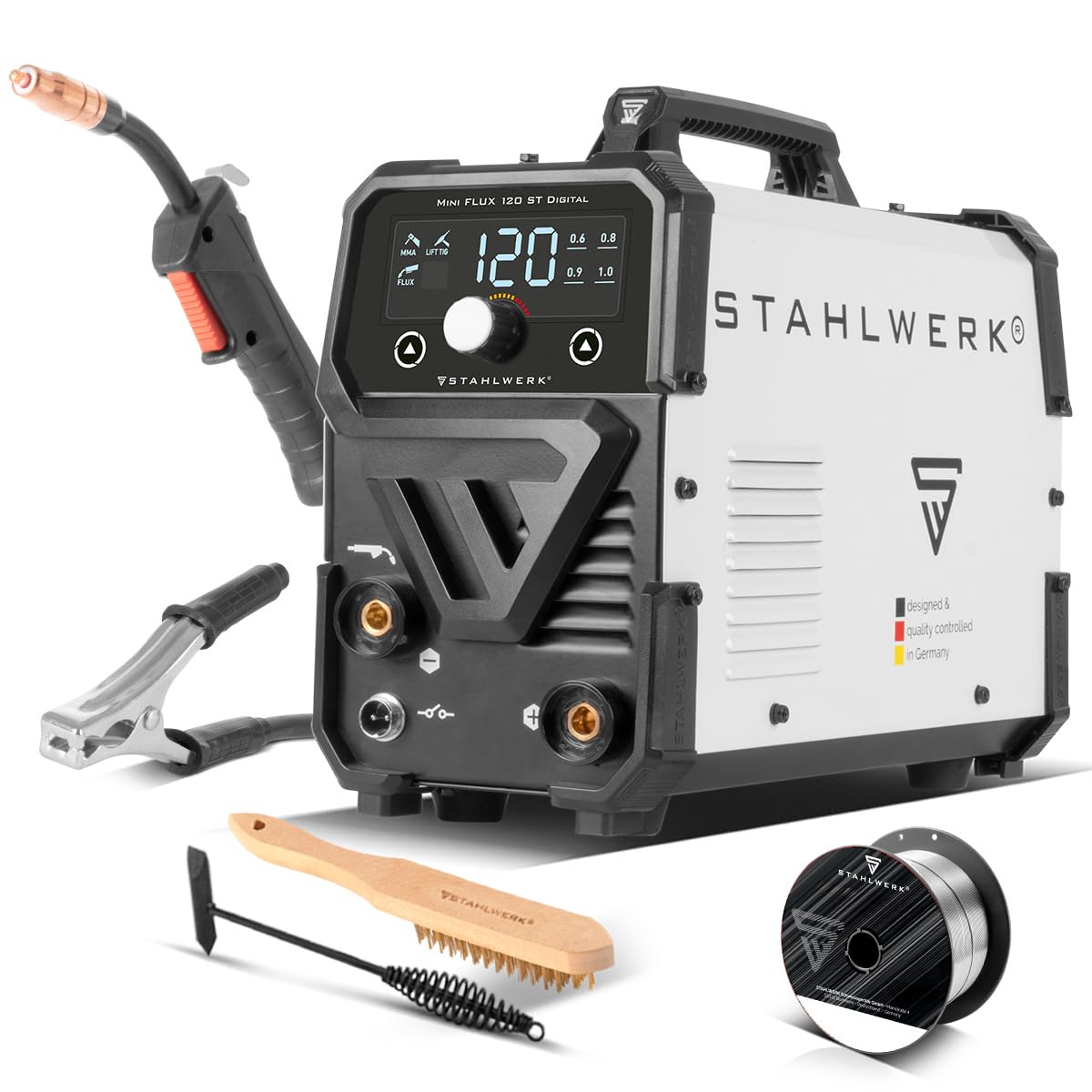 STAHLWERK Mini FLUX 120 ST Digital Schweißgerät