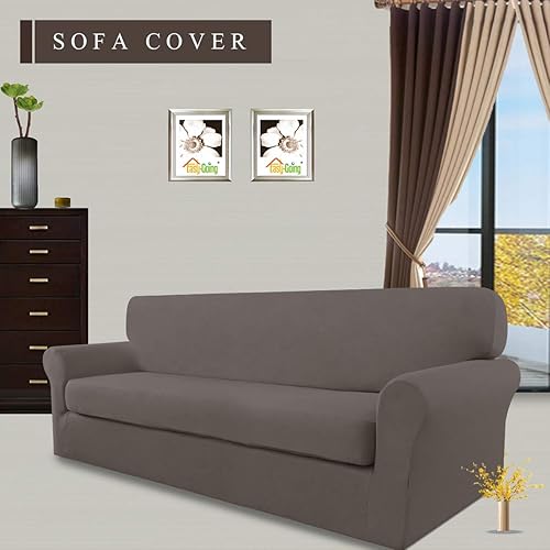 Miniatura 2 de Easy-Going - Fundas elásticas de microfibra para sofá, 2 piezas