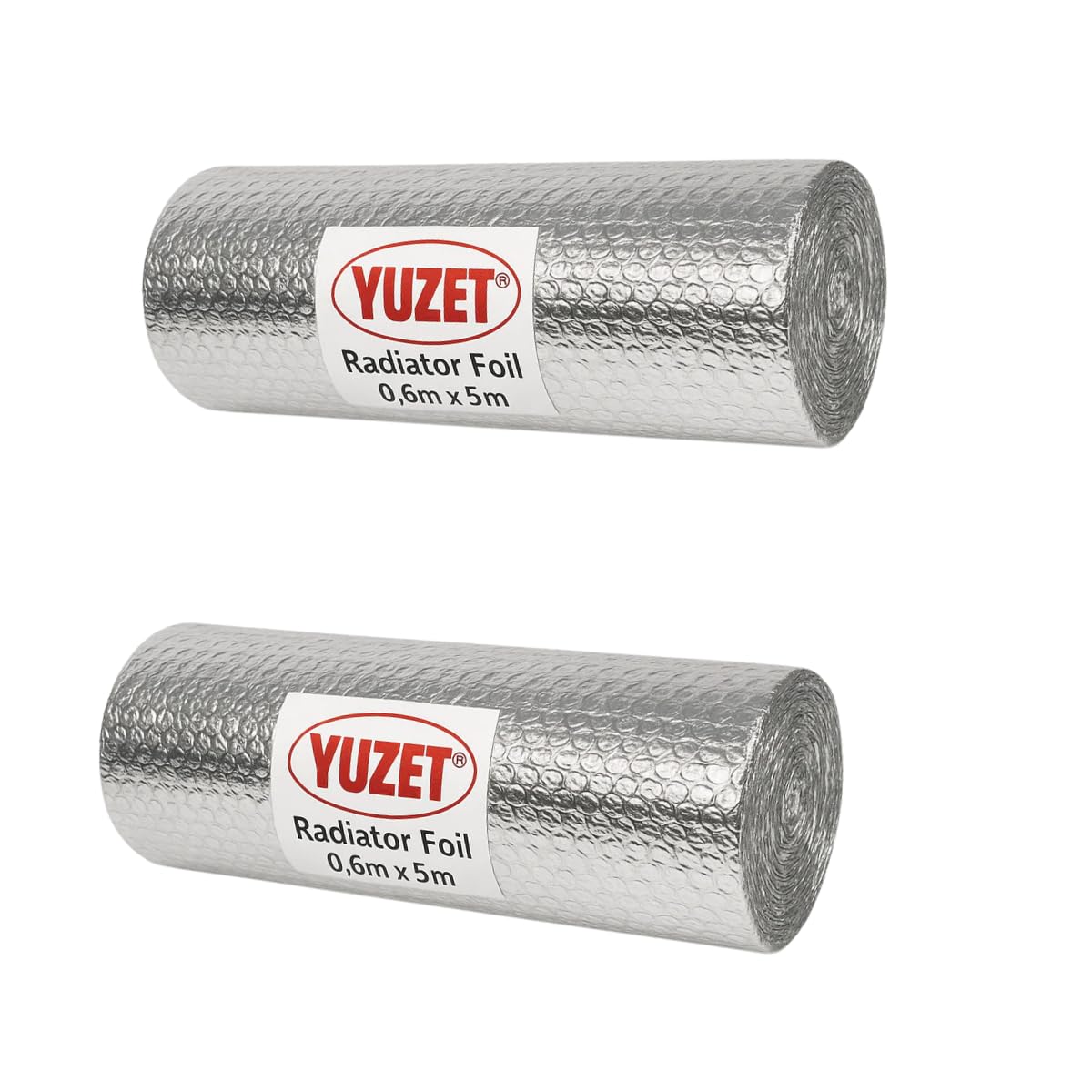 2 Pack Yuzet 60Cm X 5M Radiator Heat Reflective Insulating Foil Energy Saving from B&Q