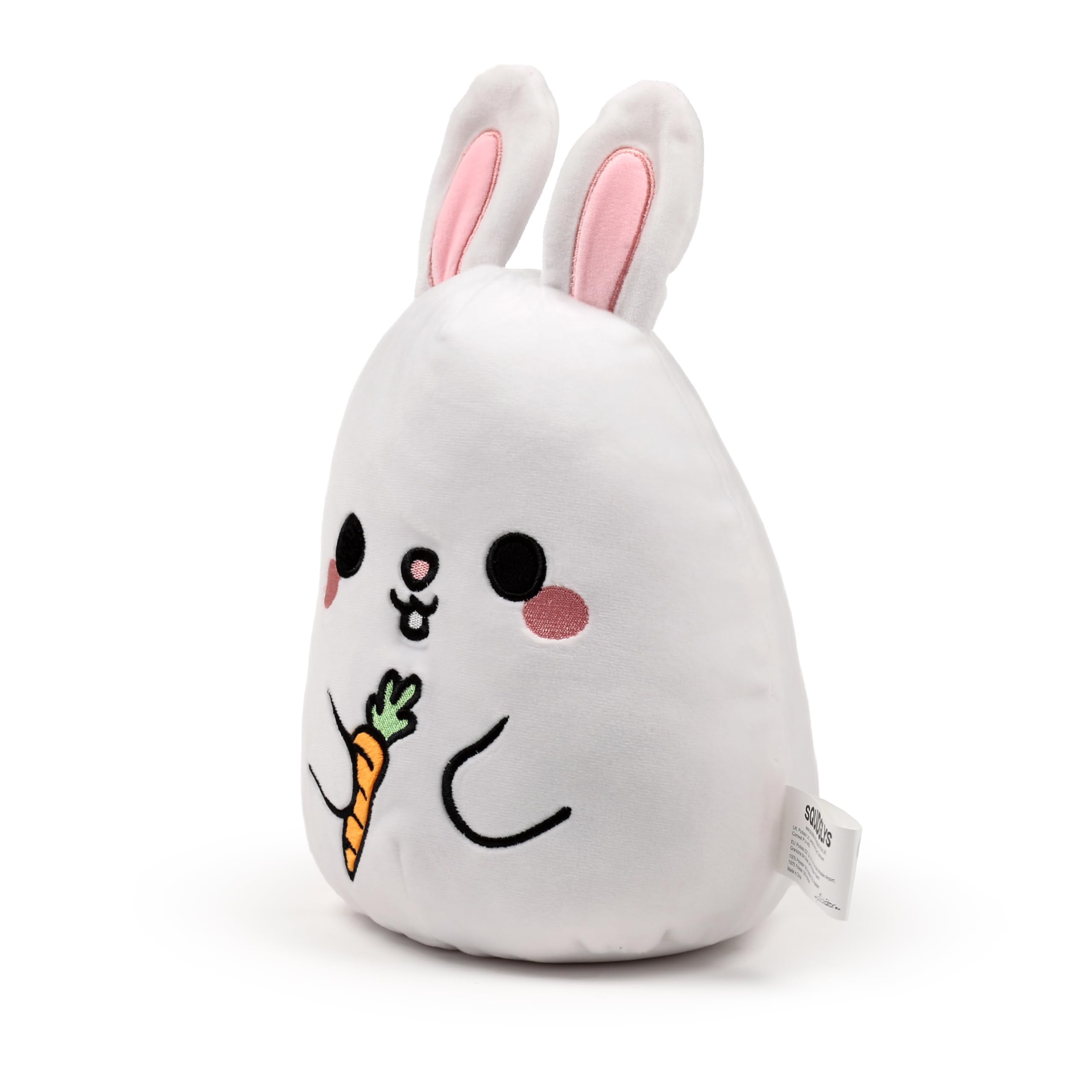 Puckator Squidglys Adoramals Pets Frances the Bunny Plush Toy - Plushies Cute Animal Baby Newborn Kids Toys Stuff Gifts Gift For Girlfriend Cuddly Stuffed Toy Plushie