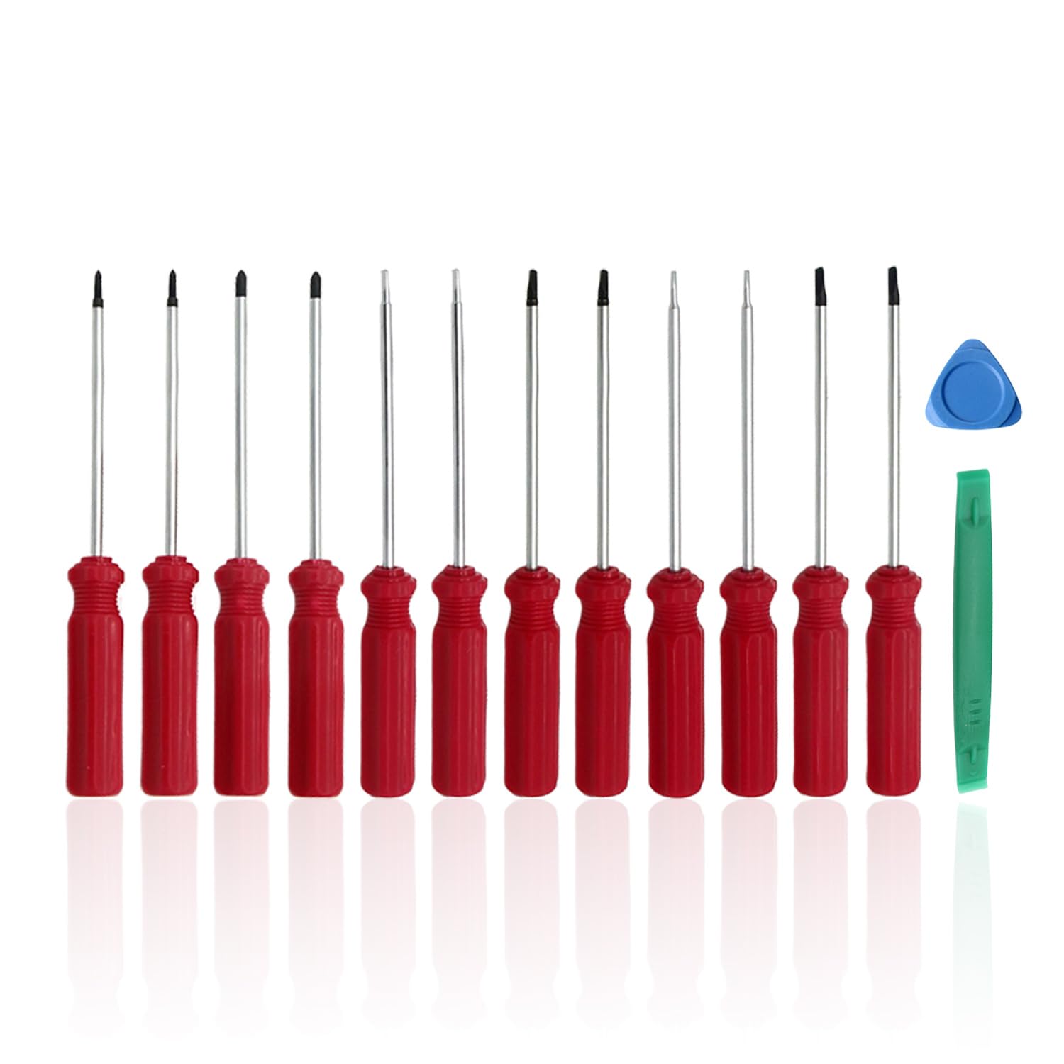 12 Special-Shaped Screwdrivers, 2 Crowbars, Triangle Y-Shaped Screwdrivers, Game Console Disassembly Crowbars, Suitable for Electronic Toys, Household Appliances Maintenance.