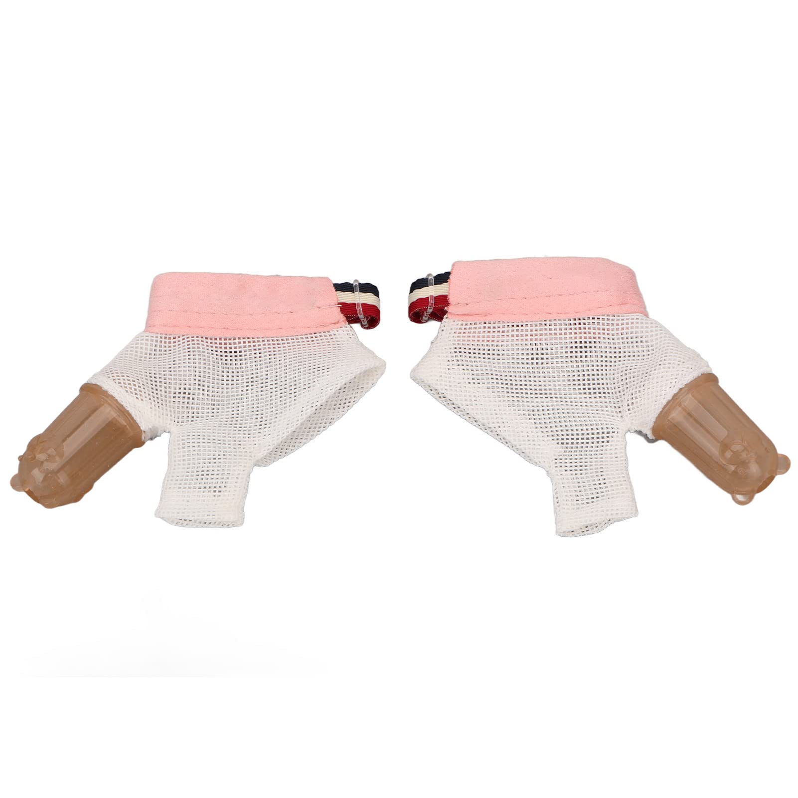 1 Paire Pouce Sucer ArrêT Pouce Sucer Doigt Garde Doux RéGlable avec Boucle Pouce Traitement Protecteur pour Enfant (Rose)