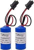Vista 1 de Paquete de 2 baterías de repuesto para Allen Bradley 1756-BA2 BR2/3A-AB 1745-B1