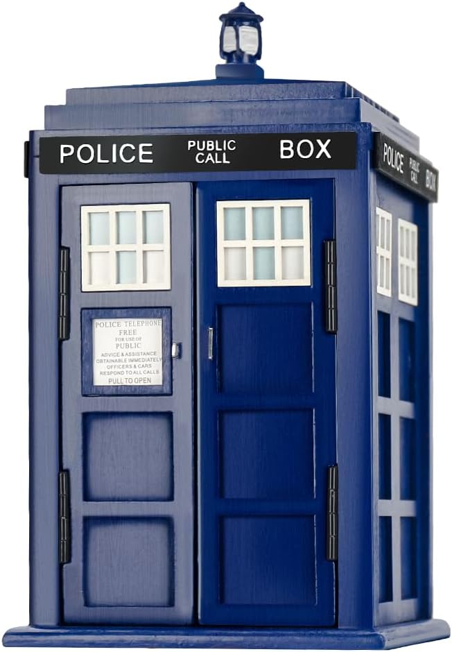 Producer ejecutivo revela todo sobre Doctor Who muerto 7 61MjY9wgybL. AC SX679 Wooden Tardis Cookie Jar, Desk Shed, Wood Desk Shed Pen Pencil Holder, Container