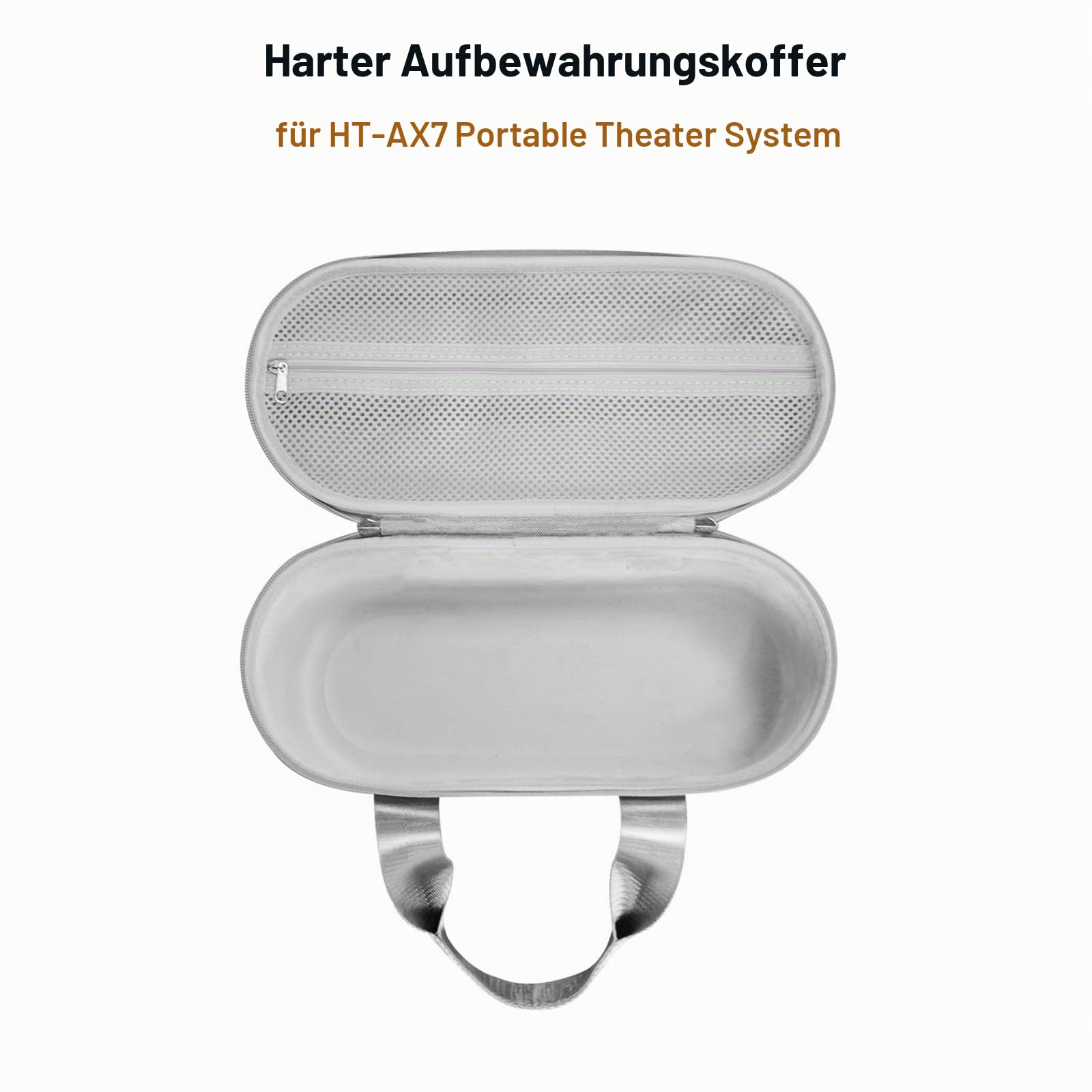 Harte Tragetasche für Sony HT-AX7 Bluetooth-Lautsprecher, stoßfeste Schutzhülle Aufbewahrungstasche Zubehör