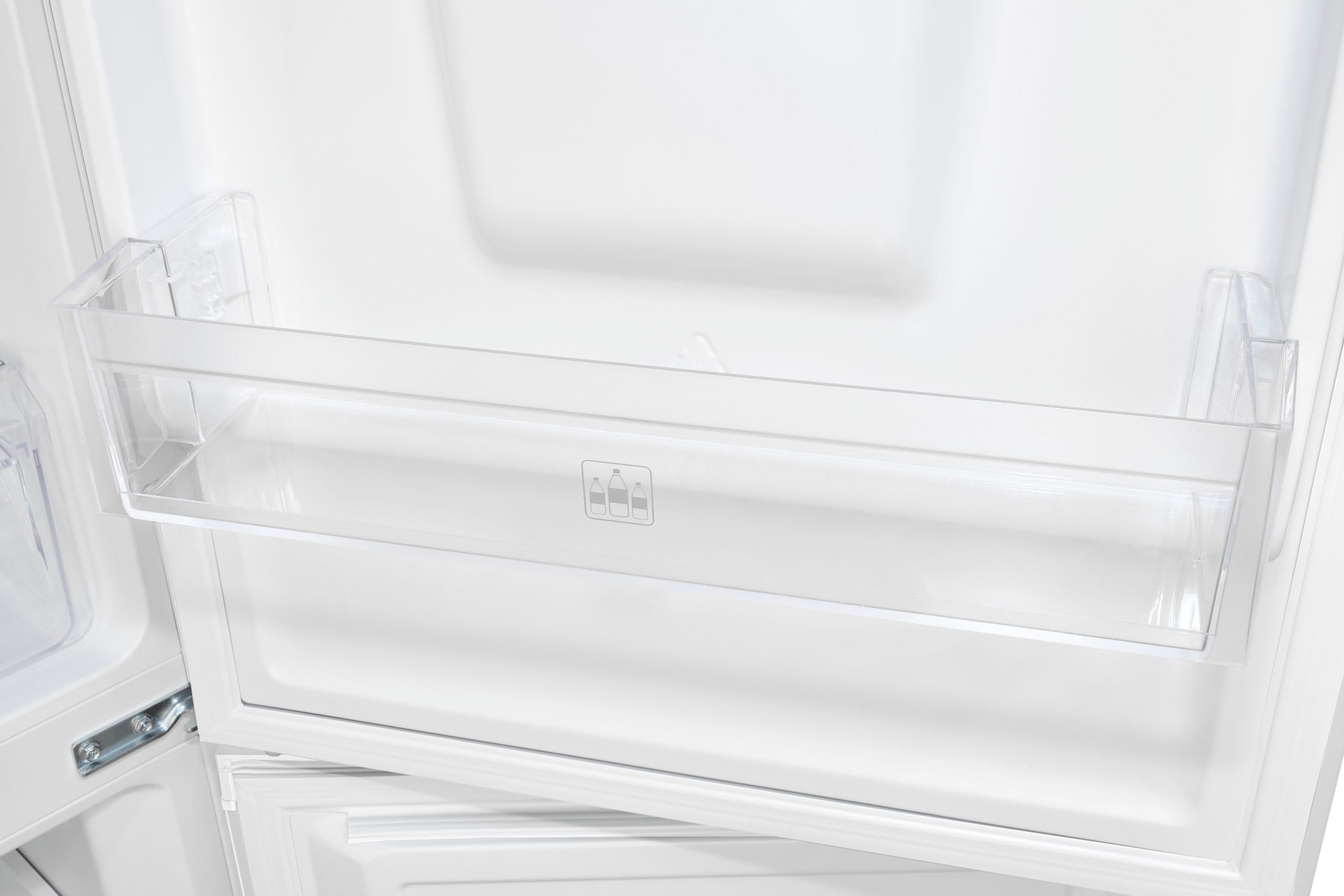 Exquisit® Frigorífico Combi 251L, Color Blanco, Clase C, No-Frost, Dispensador de Agua, Puerta Reversible, Alarma de Puerta Abierta, Medidas (180,5 x 54,0 x 60,0 cm)
