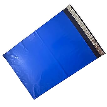 Securement Tamper Proof Courier Bags with Pod, Colour Courier Bags (Pack of 100 Bags, 12x16, Blue)