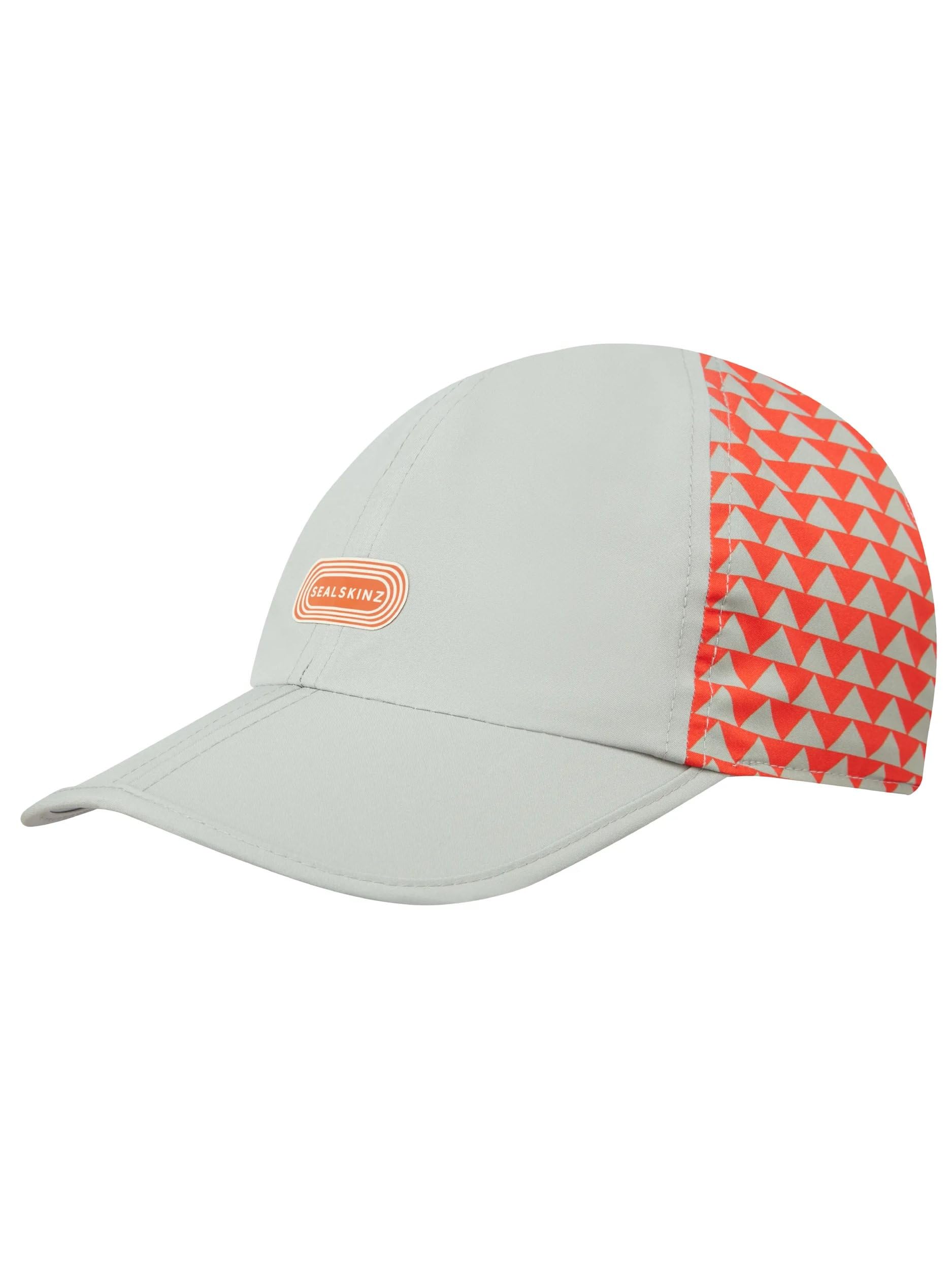Wymondham Ultra Lightweight Waterproof Foldable Running Cap - Grey Print, One Size