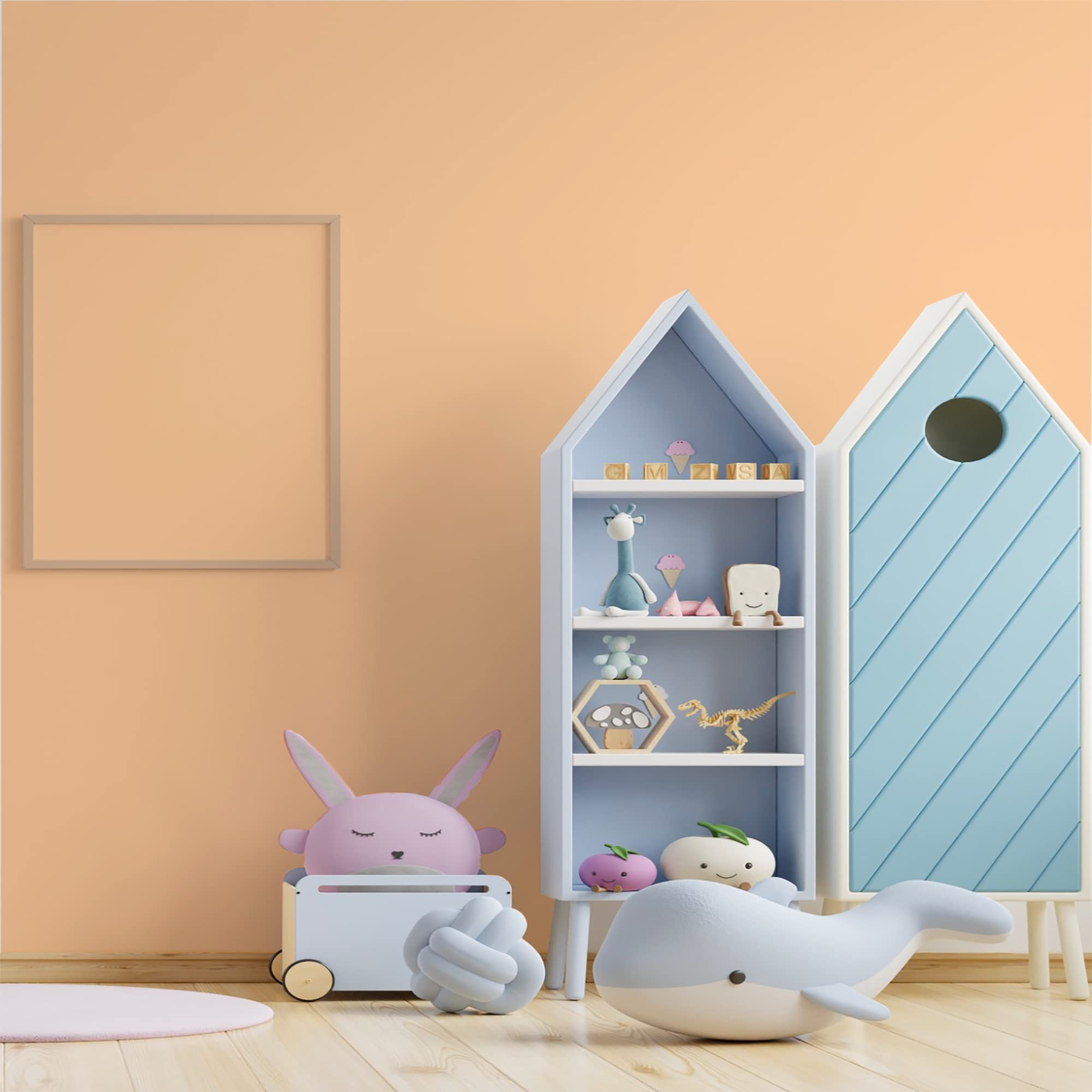 BOX DECO COULEURS Pintura natural ecológica interior exterior con aspecto aterciopelado Natura – 1 l/13 m² [Clase energética A+], Beige Nude