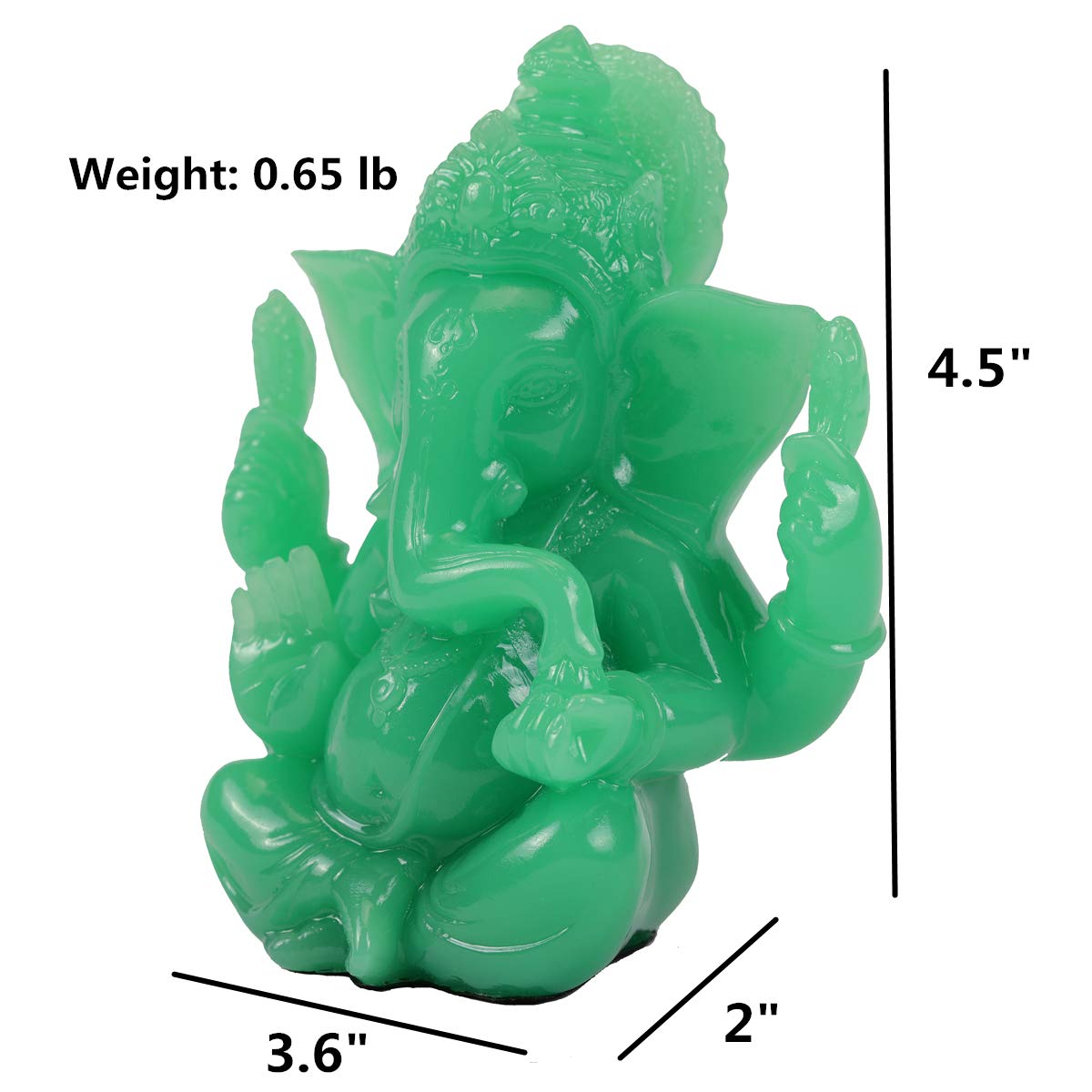 ガネーシャの置物(翡翠)