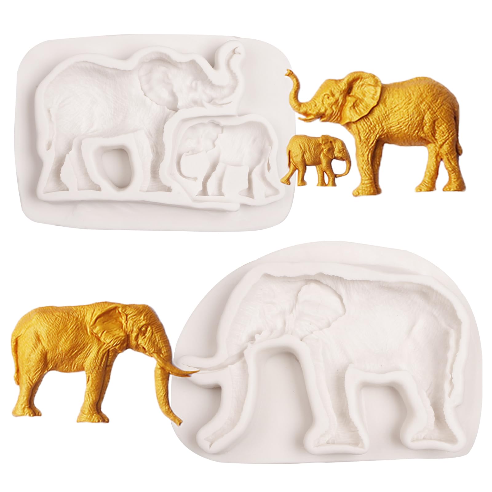 Silikon-Fondant-Formen Set, Cowboy-Motiv mit Weste, Hufeisen