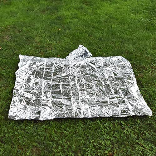 Couchage Survie, Couverture Imperméable Équipement Survie Et Équipement pour Activités Plein Air, Camping, Randonnée en Polyéthylène (PE) Orange – Image 5