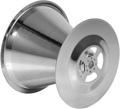 Miniatura 7 de Gotero de café, 1 pieza de acero inoxidable para verter sobre el gotero de café de doble capa de malla de filtro para el hogar, oficina, viajes, uso