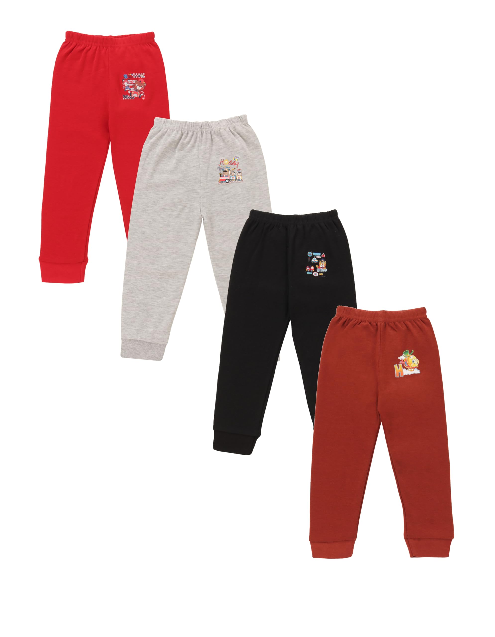 Cotton Pajama Pants with All Over Print for Boys and Girls (Multicolor Designs)(Regular Fit)