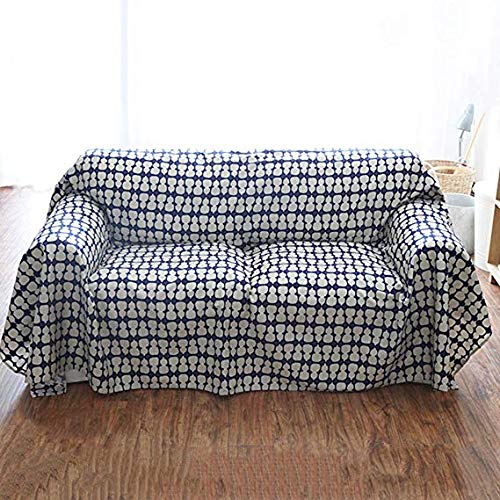 Gourd pattern couch cover en coton - Jeté de canapé jacquard