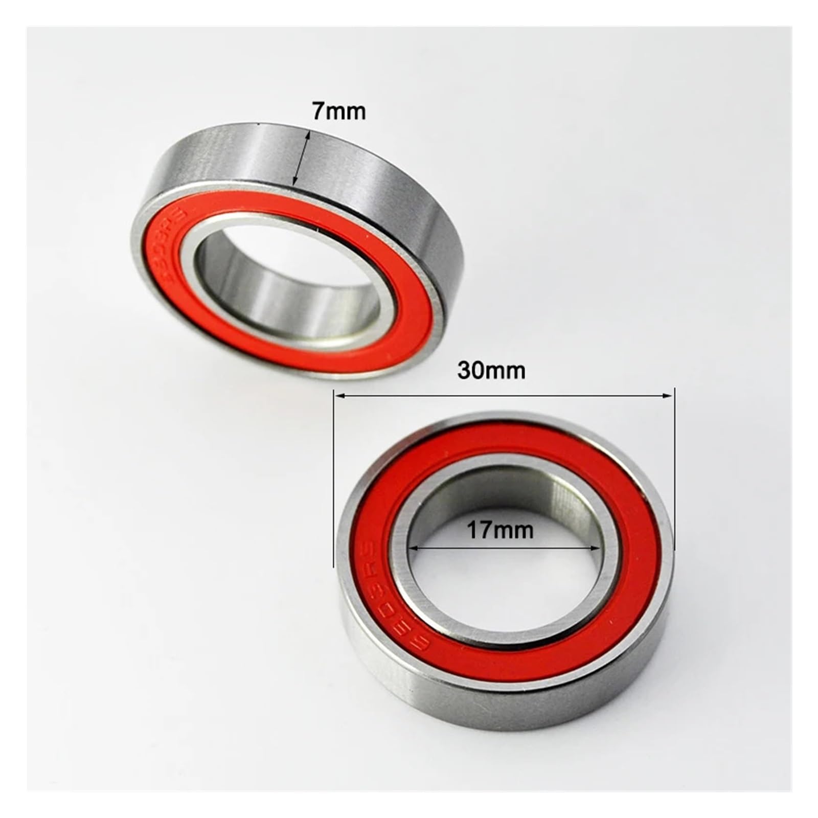 Roulement Hybride En Céramique 6800-6902 2RS, 2 Pièces
