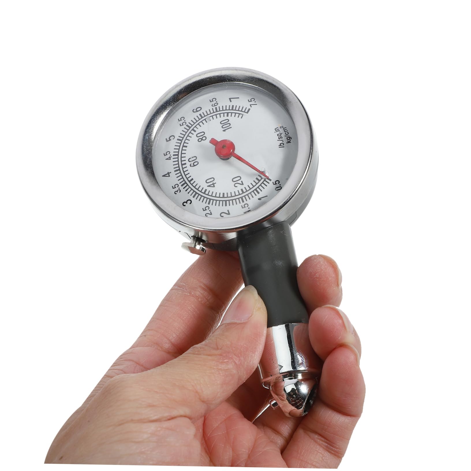 Zerodeko 5 Pezzi Monitoraggio Della Pressione Dei Pneumatici Auto Portatile Controllo Manometro Misura Checker a Pressione Dei Pneumatici Plastica Nero