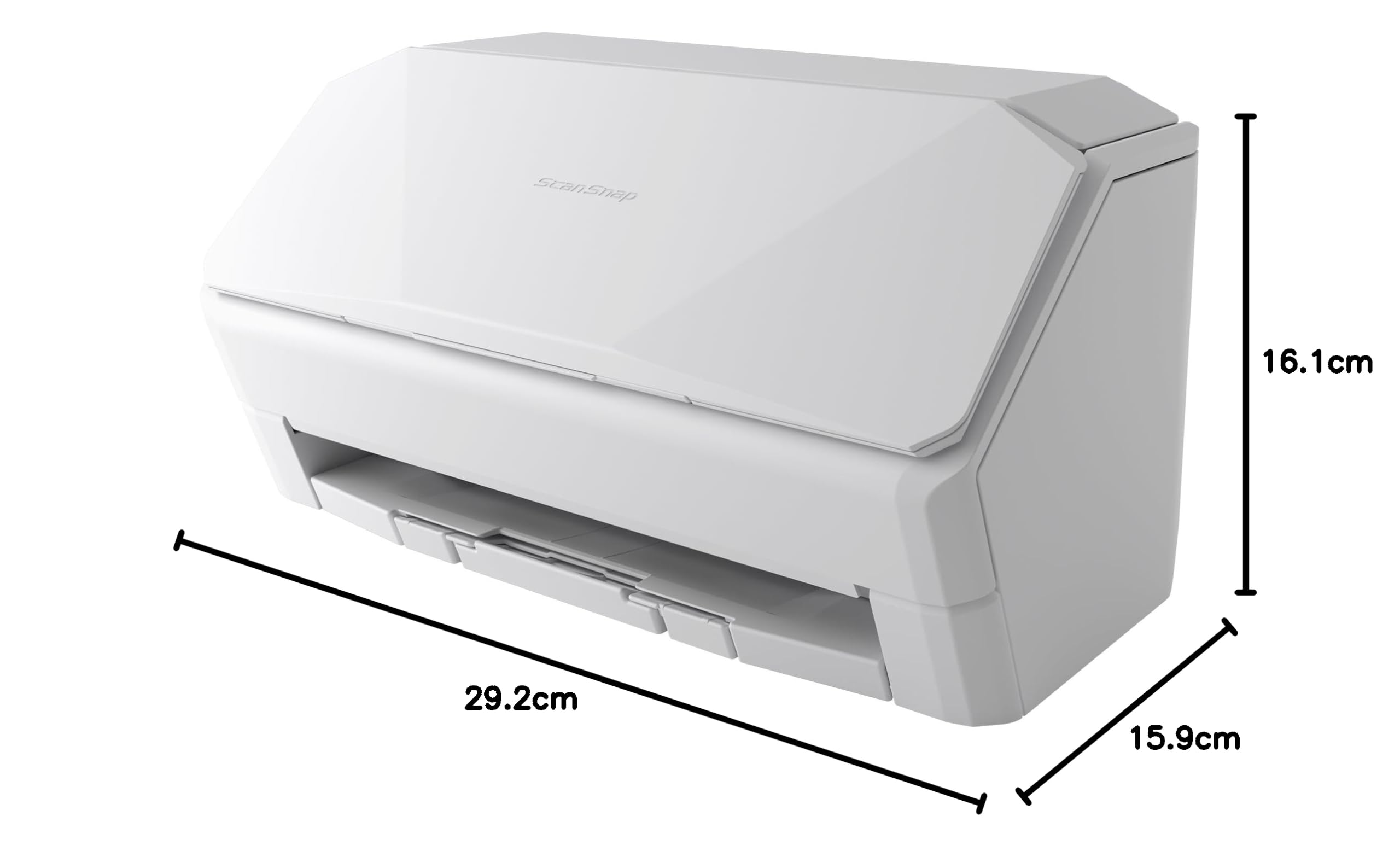 ScanSnap iX2500 Escáner de Documentos dúplex Alta Velocidad 45 ppm 90 ipm ADF 100 Hojas 600 dpi Wi-Fi 6 USB 3.2 Gen 1×1