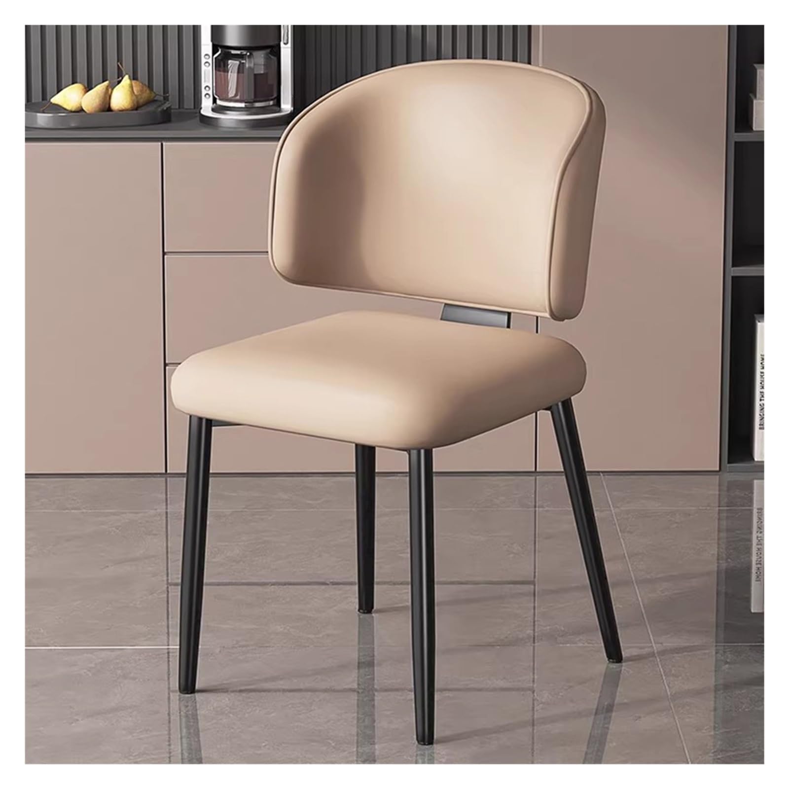 Chaise salle à manger confortable similicuir facile à nettoyer