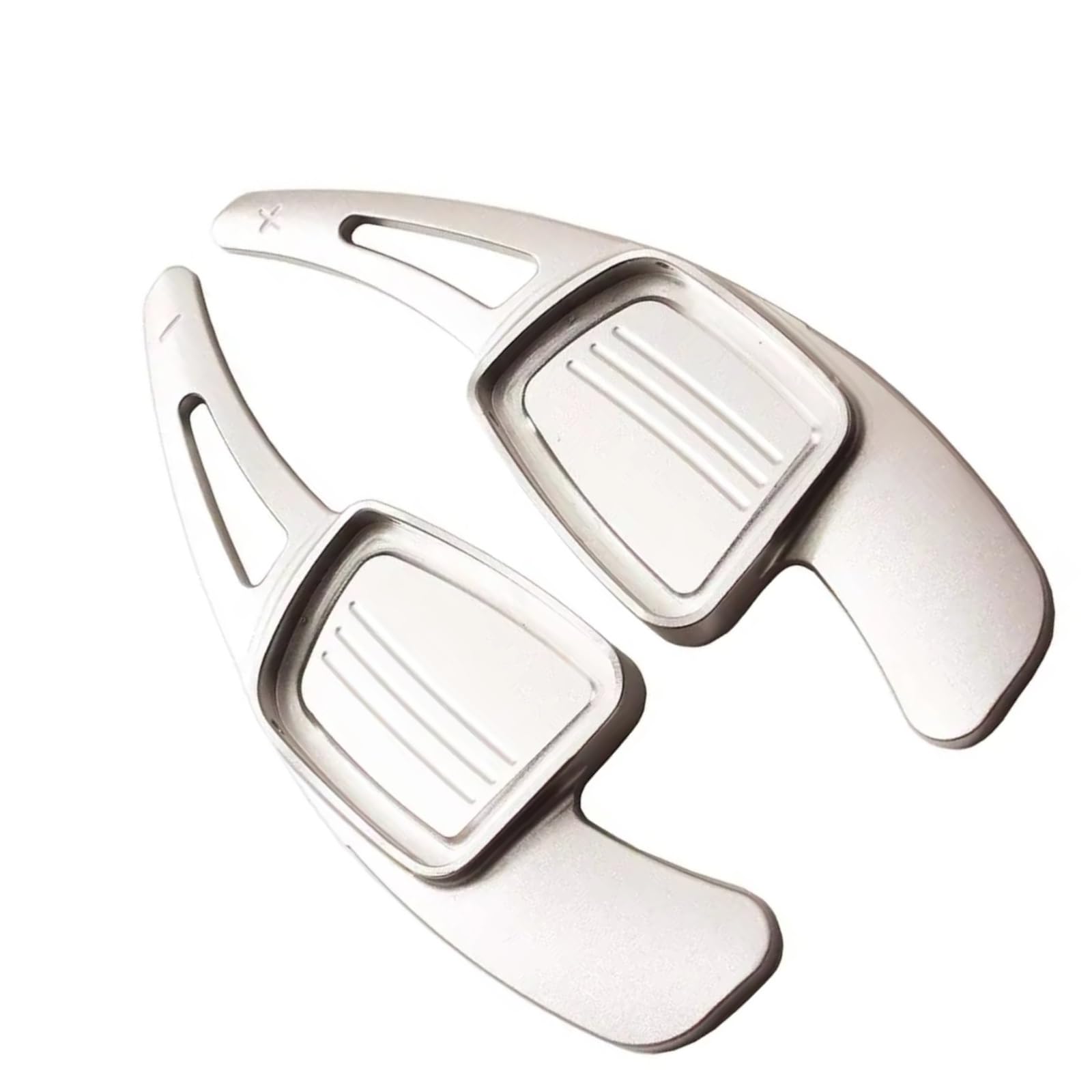 Xdetgok White Paddle Shifters Compatible With A3 For S3 For Q5 Car Steering Wheel Paddle Shifter Paddle Extension For Fit Accessories(White)