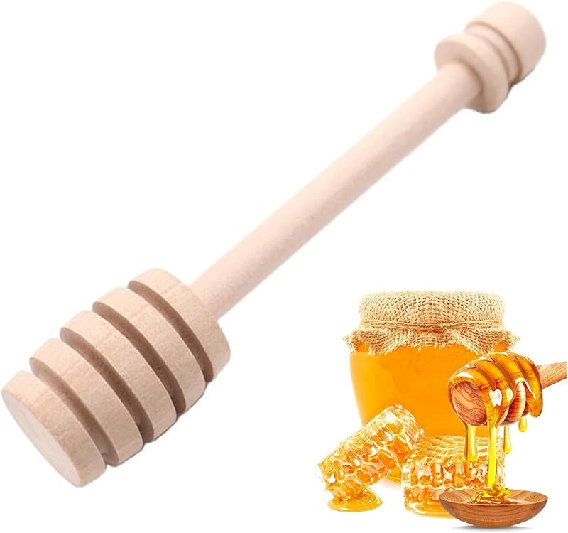 Honey Dipper Mini,4.3 In Honey Spoon Stirrers Wooden,1PCS