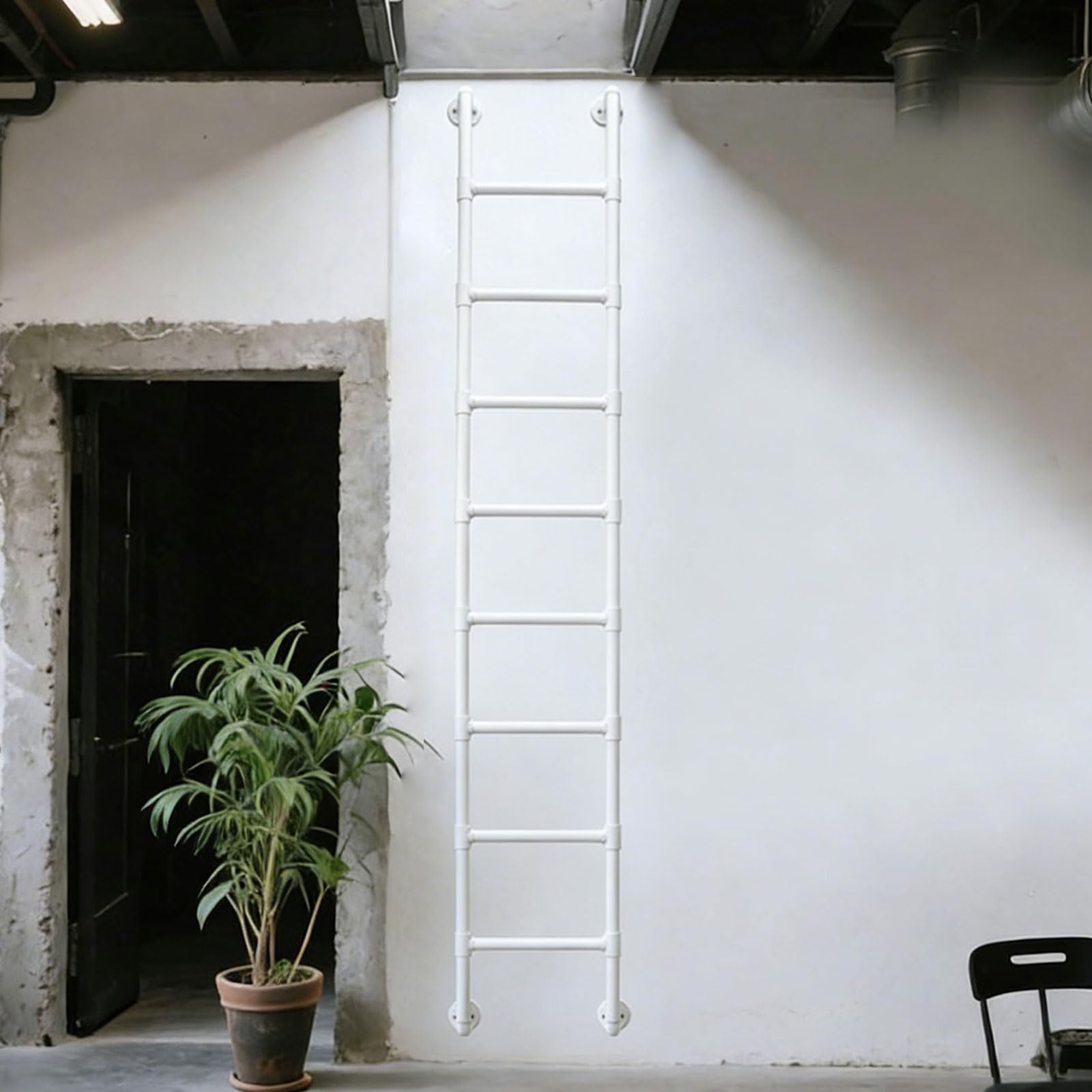 Escalera de escape para ventanas de sótano y pozos de salida