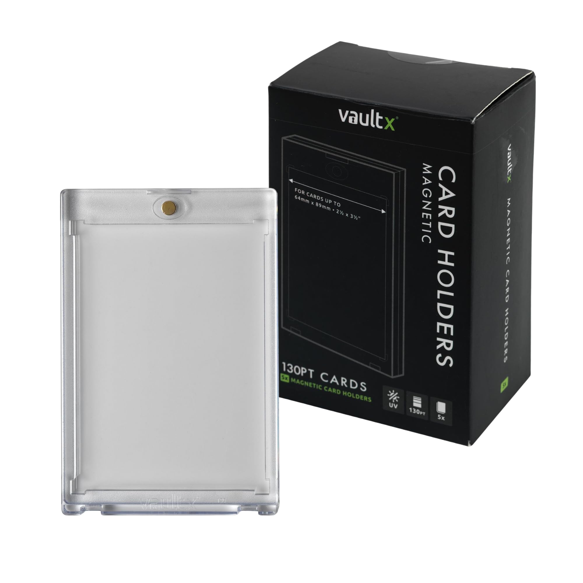 Amazon.com: Vault X Magnetic Card Holders 130pt for Trading Cards