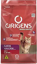 Adimax Ração Origens Para Gatos Adultos Sabor Carne - 10 1Kg