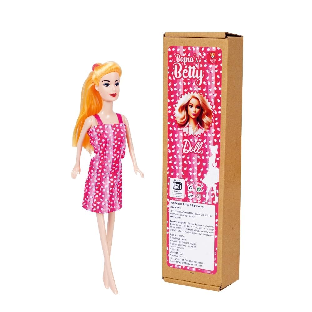 Bafnas Betty Peary Pear Dolls for Kids | Colorful Soft Straight Hair | Moveable Arms and Legs | Suitable for 3+ Years | Multicolor (B0DHY56LTJ) Amazon Price History, Amazon Price Tracker