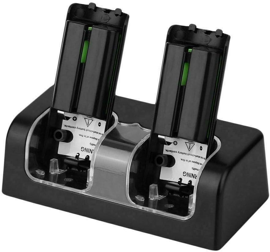Charger Charging Dock Station + 2 Pcs 2800 mAh Battery, Compatible with Remote Controller