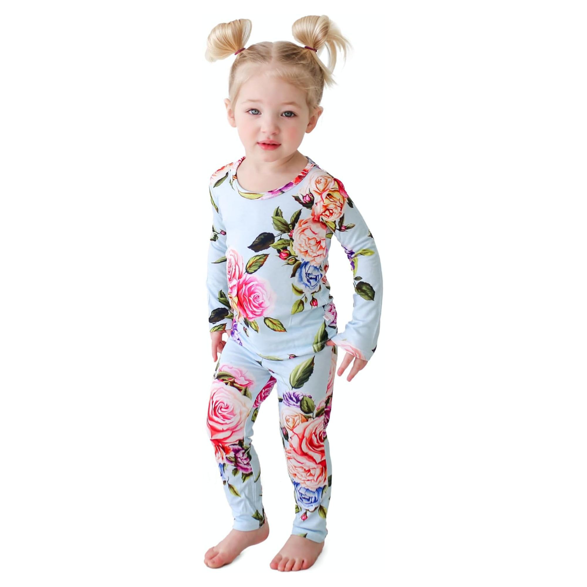 Posh PeanutUnisex Pajamas Set- Toddler Sleepers Little Boy Clothes- Kids Two Piece Girls PJ- Soft Viscose Bamboo