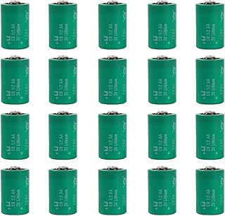 KAKAA 20 Pcs CR1/2AA VARTA 3V Series Lithium 950mAh 1/2 AA Lithium Battery Non Rechargeable