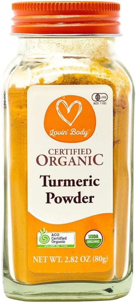 Chef's Choice Organic Turmeric Powder, 2.8 oz (80 g), Organic TurmericPowder Lovin'Body