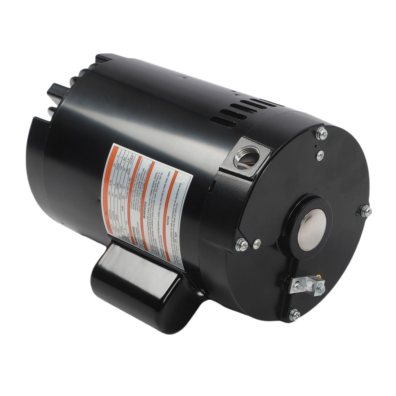 Topiky Motor de Bomba de Piscina B128 de Acero de Aleación, 1,0, 3450 RPM, Resistente Al Agua para una Circulación Eficiente del Agua en Piscinas