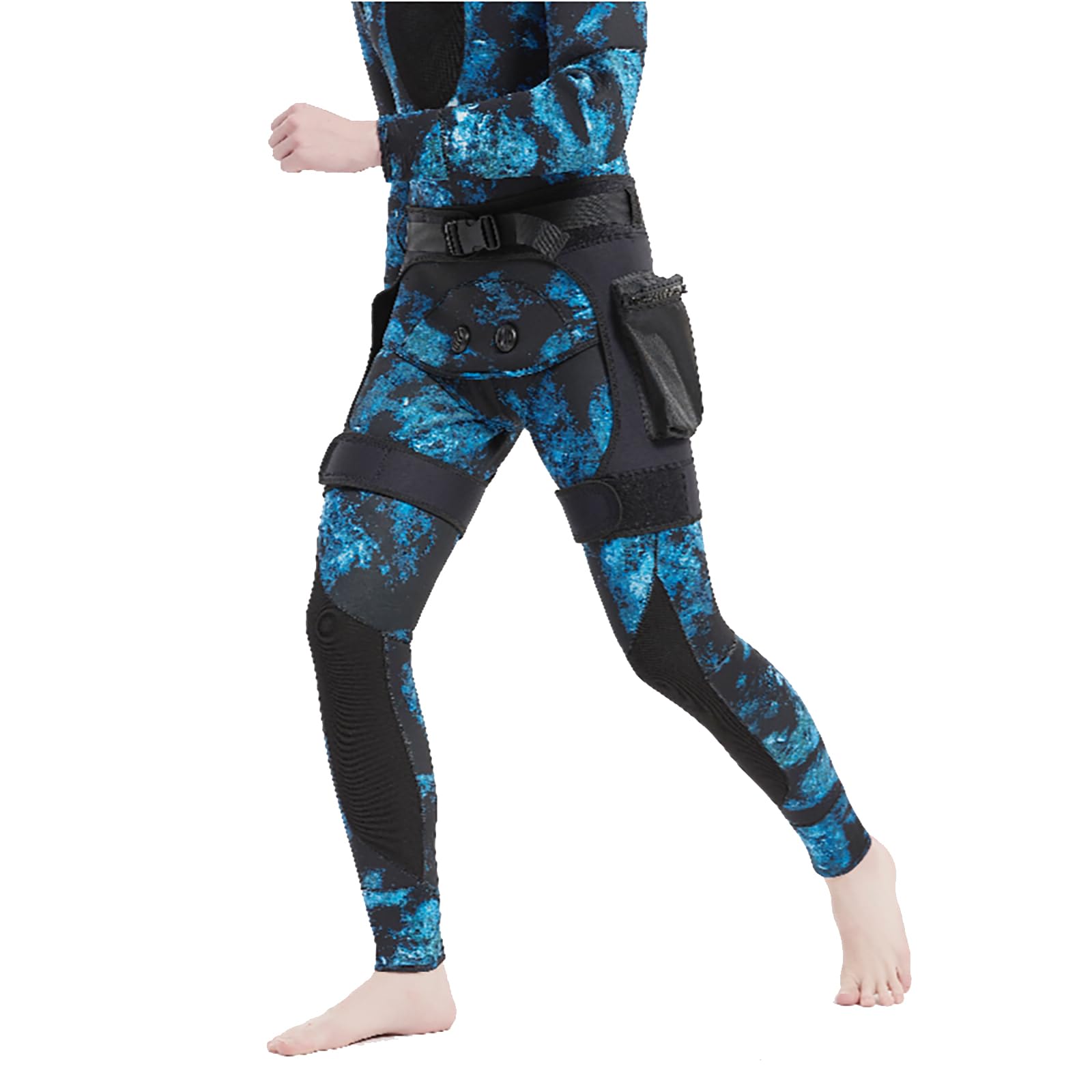 Muta da uomo e da donna in neoprene, pantaloncini da immersione tecnici, pantaloncini da immersione, pantaloncini elasticizzati con tasche ad anello D Short rilascio rapido fibbia cintura