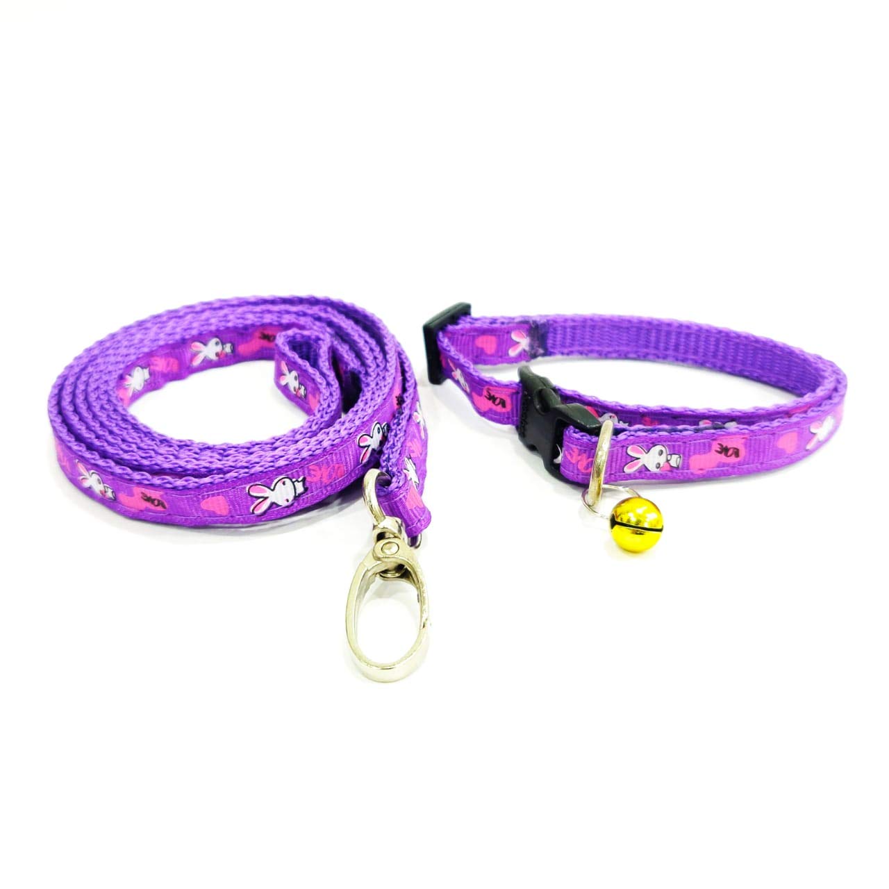 PoochBoxNylon Printed Collar Set for Small Dogs, Puppies & Kitten (Color May Vary)