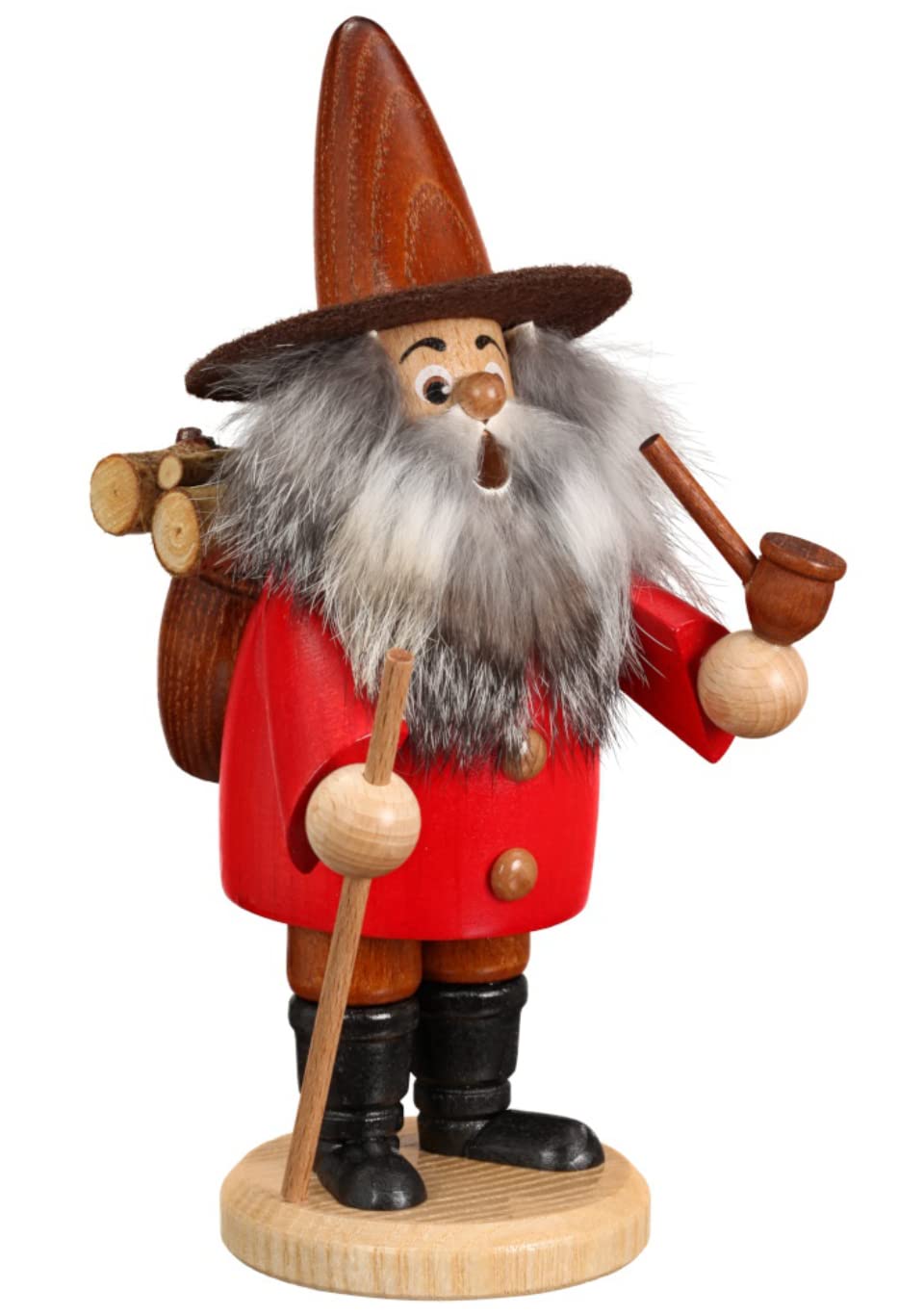 DWU Räuchermann Holzsammler rot