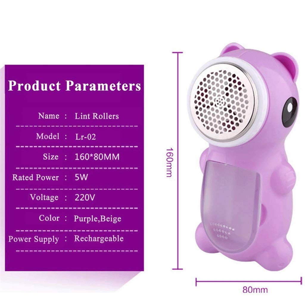Tela máquina de Afeitar y removedor de la Pelusa, Jersey eléctrico Recargable de la Pelusa de la Pelusa Ropa removedor, Lint Bolas, Pastillas, Bobbles, Sofá, Cortina(Blue,White)
