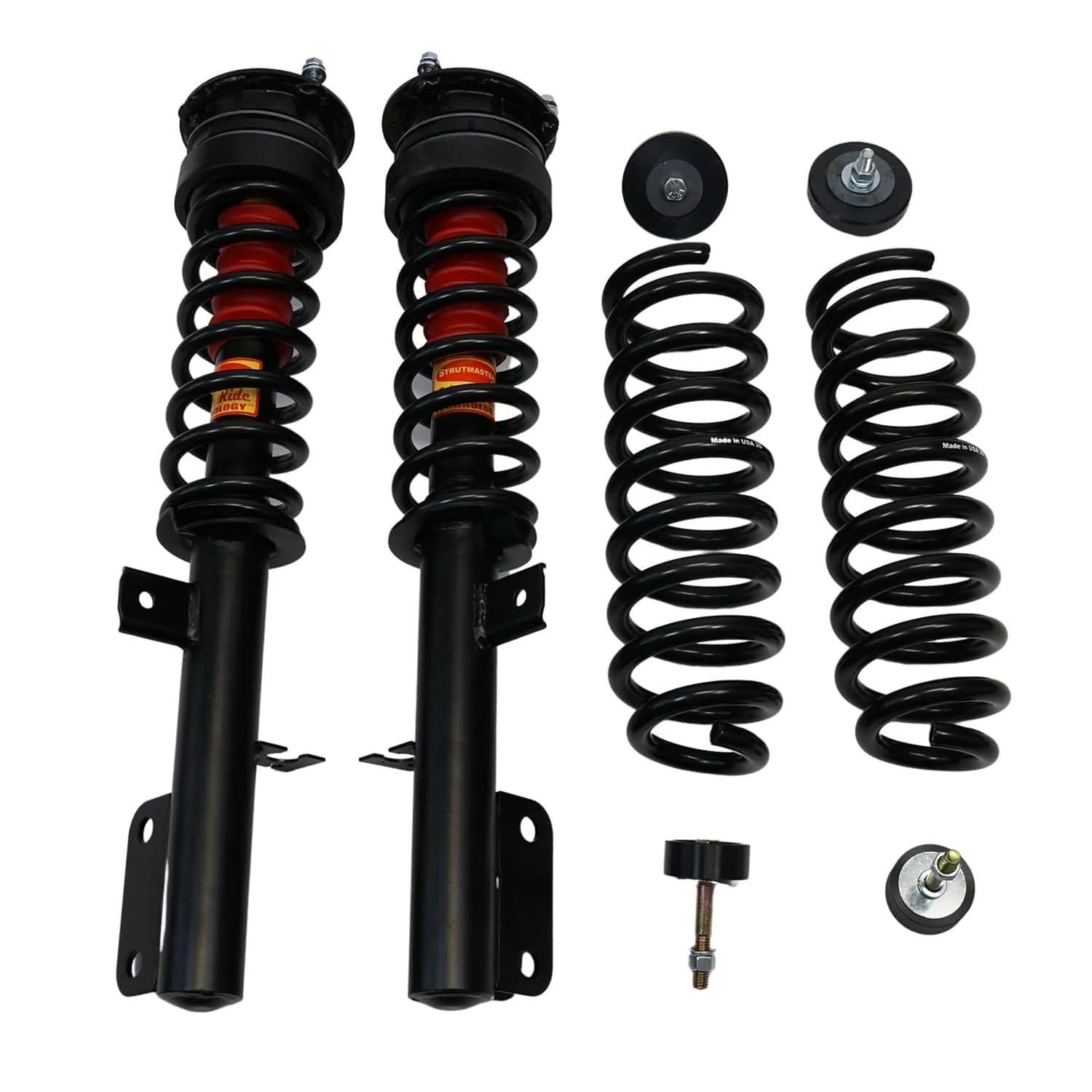 Strutmasters 4 Wheel Air Suspension Conversion Kit compatible with 2003-2012 Range Rover L322 Chassis (LB34B)
