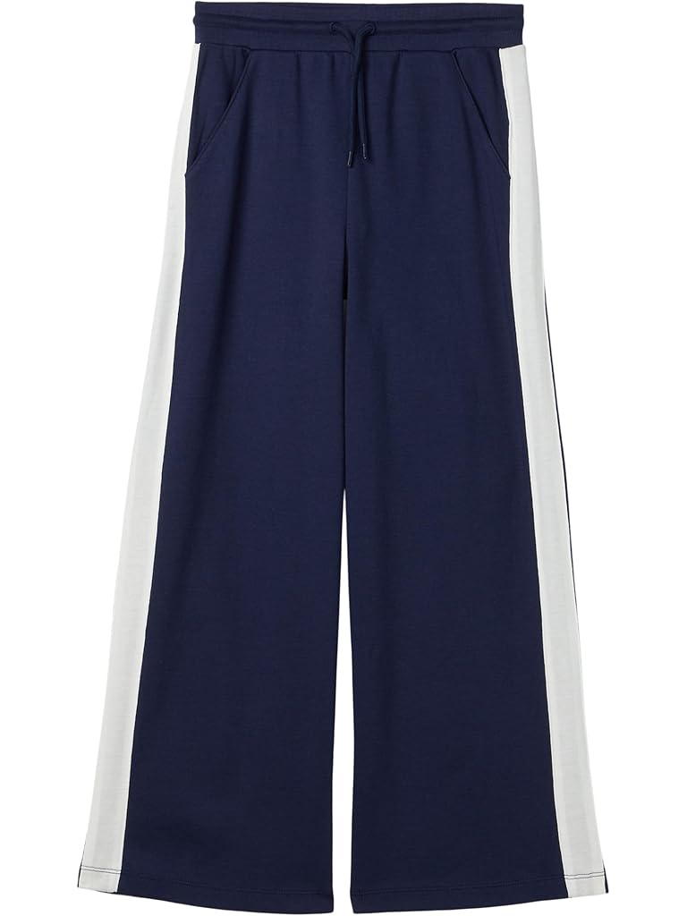 Navy Janie and Jack Striped Wide Leg Pants (Toddler/Little Kids/Big Kids)