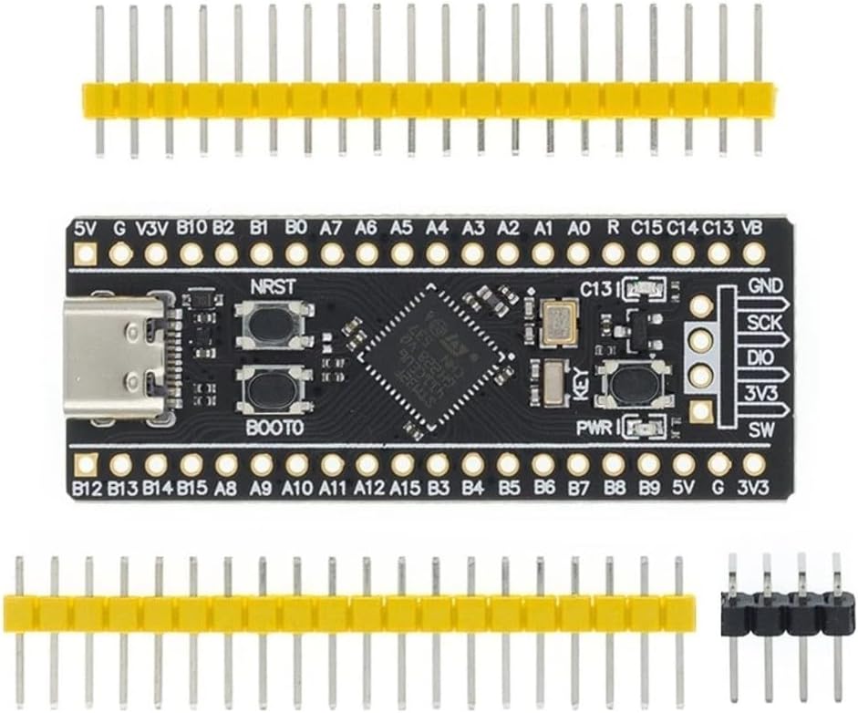 STM32F401CCU6 Development Board, 32F4 Core Small System Learning Board with 25MHz & 32.768kHz Oscillators