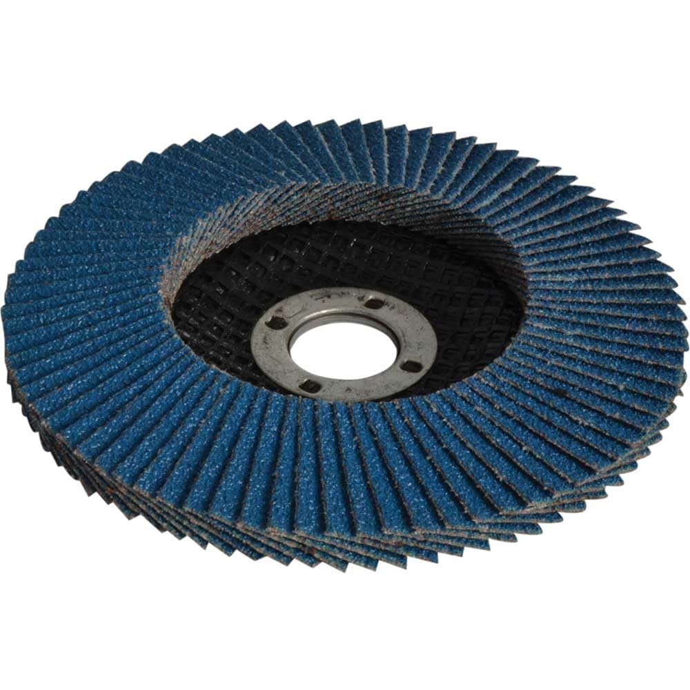 Faithfull Abrasive Jumbo Flap Disc 100mm Fine Multi Colour Zirconia Alumina