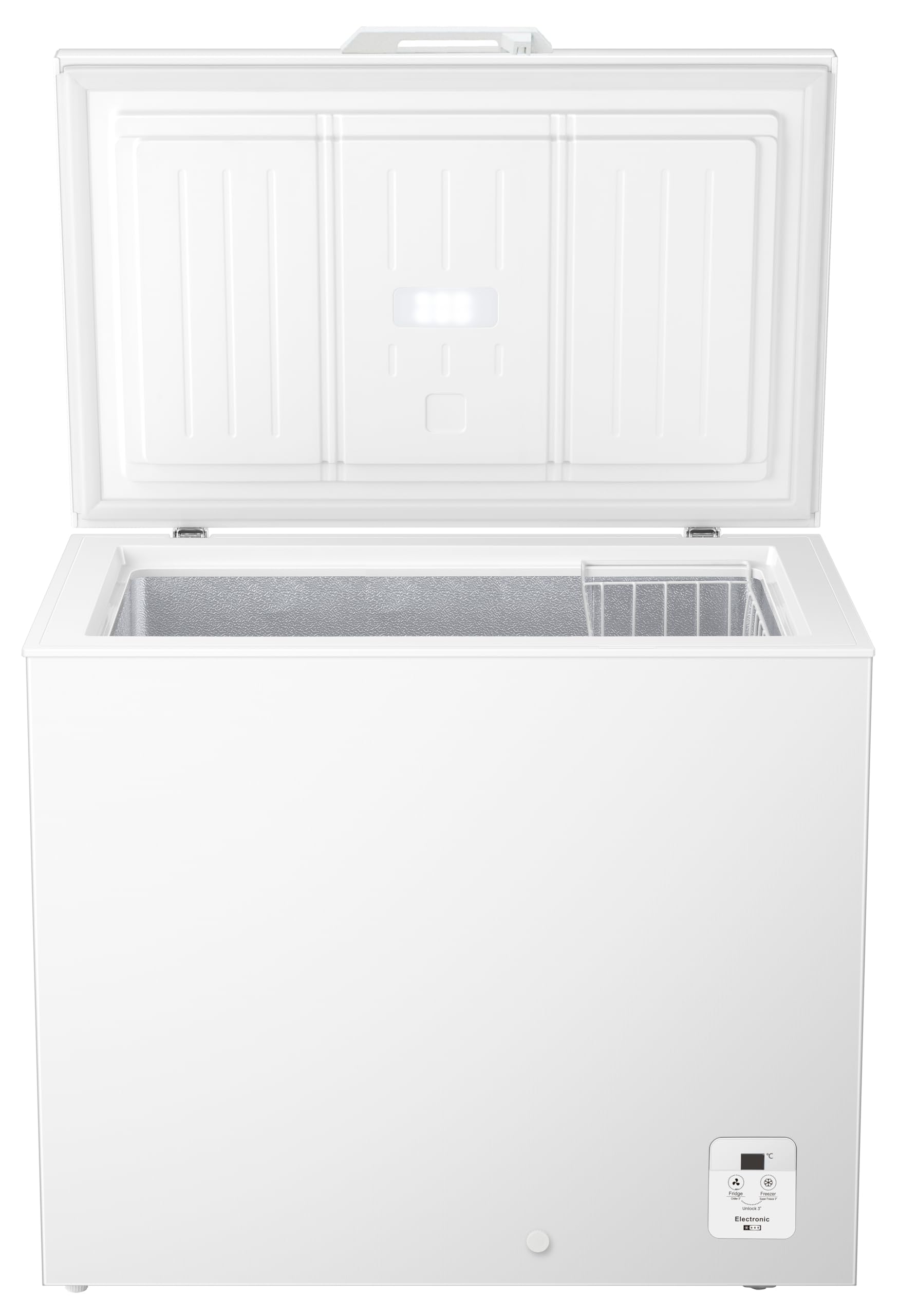 SCHOEPF GT217SA Gefriertruhe 217 L Weiß Energieklasse A Schnellgefrieren 38 dB 84 kWh/Jahr 4-Sterne-Kennzeichnung Freistehend