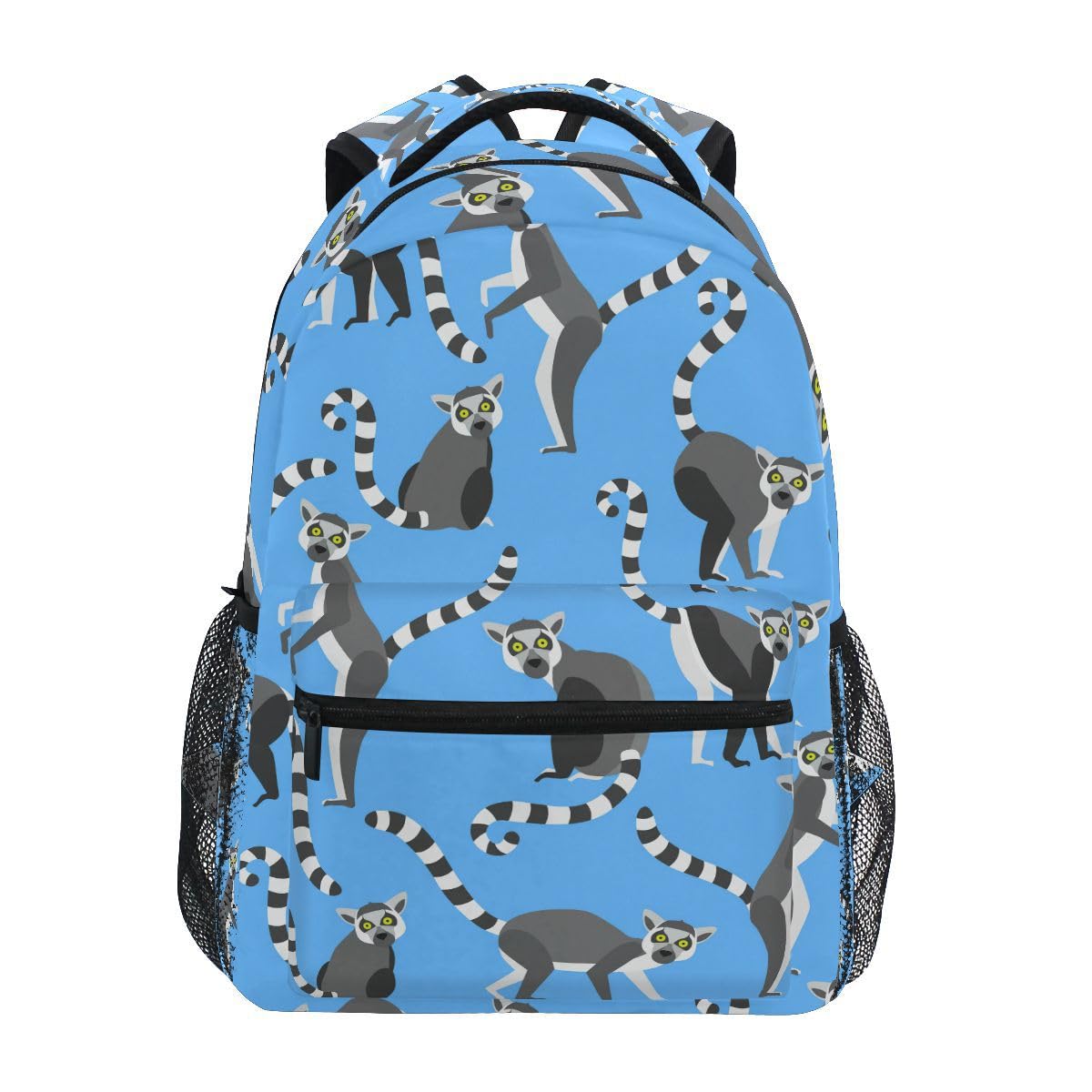 Ring Tailed Lemur Backpacks for Boy College School Book Bag Travel Hiking Camping Daypack